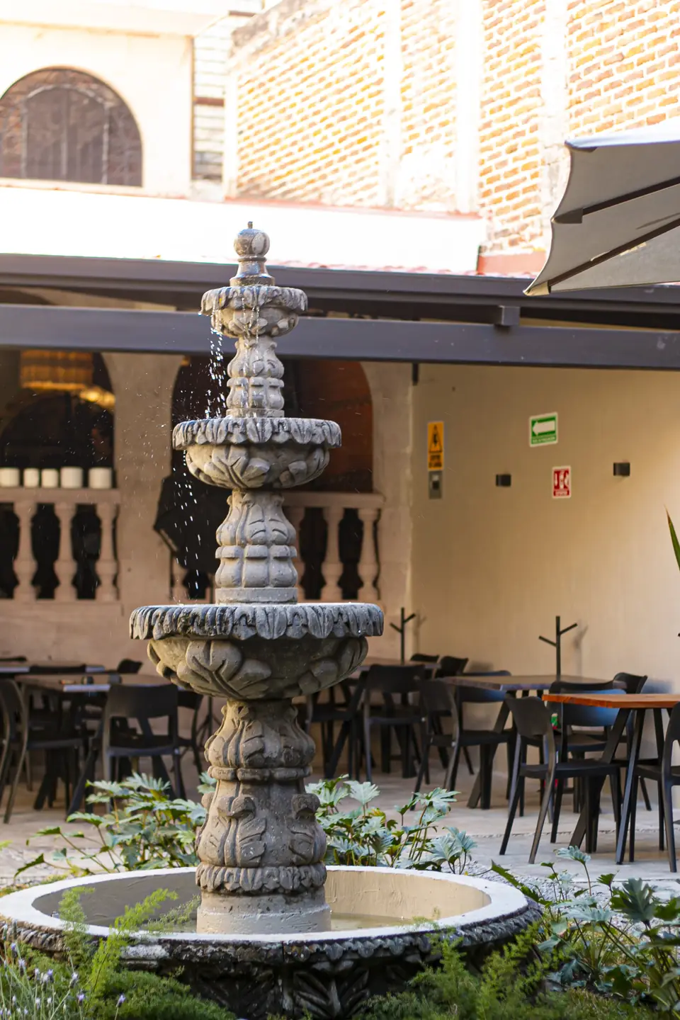 Fuente del patio